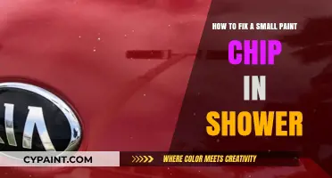 Quickly Fix Small Paint Chips in Your Shower