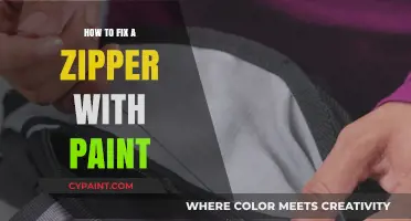 Creative Zipper Repair: Fix Stuck Zippers Easily with Paint