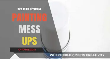 Fixing Appliance Painting Mistakes: Quick Solutions for a Flawless Finish