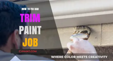 Fixing a Bad Trim Paint Job: Easy Steps for a Flawless Finish