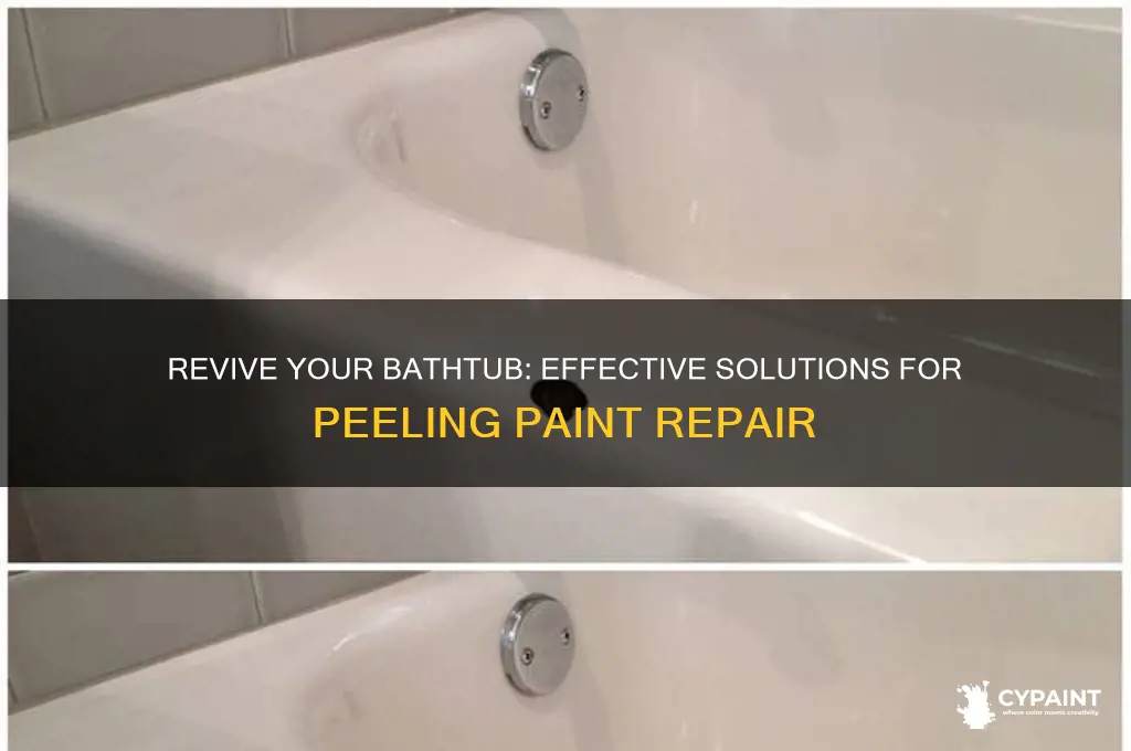 how to fix bathtub paint from peeling