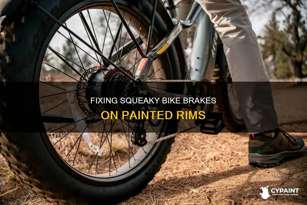 how to fix bike sqeaky breaks on painted rims