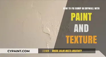 Fix Drywall Bumps: Paint and Texture Repair Guide