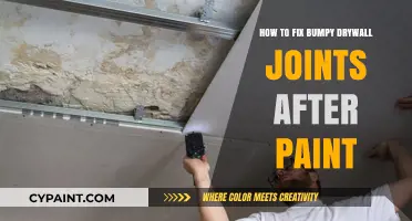 Smooth Out Bumpy Drywall Joints: Post-Paint Repair Guide