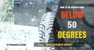 Cold Weather Paint Repair: Fixing Chipped Paint Below 50 Degrees