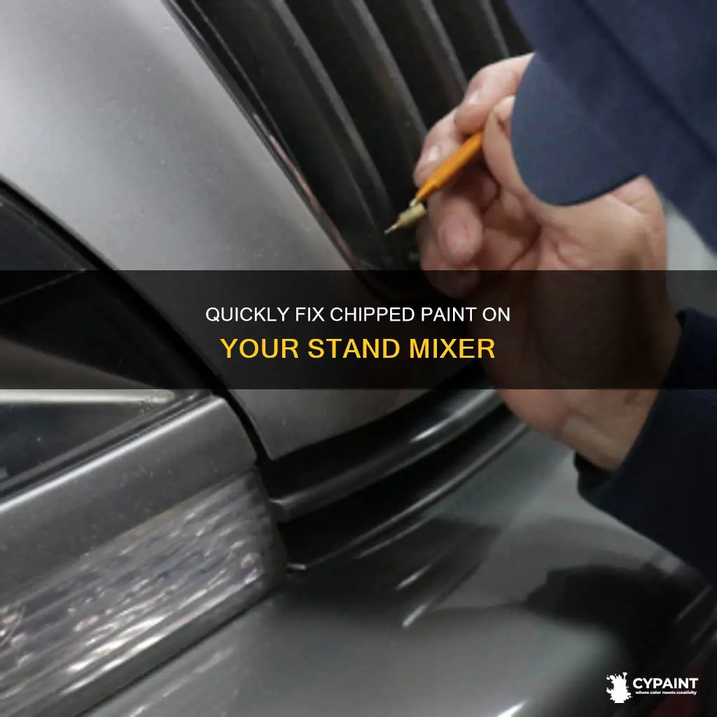 how to fix chipped paint on a stand mixer