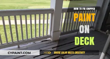 Easy DIY Guide to Repairing Chipped Paint on Your Deck