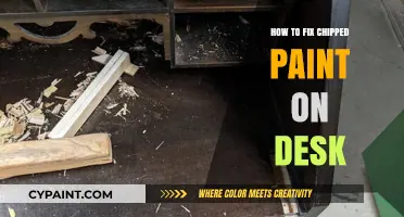 Quick DIY Guide: Repairing Chipped Paint on Your Desk Easily