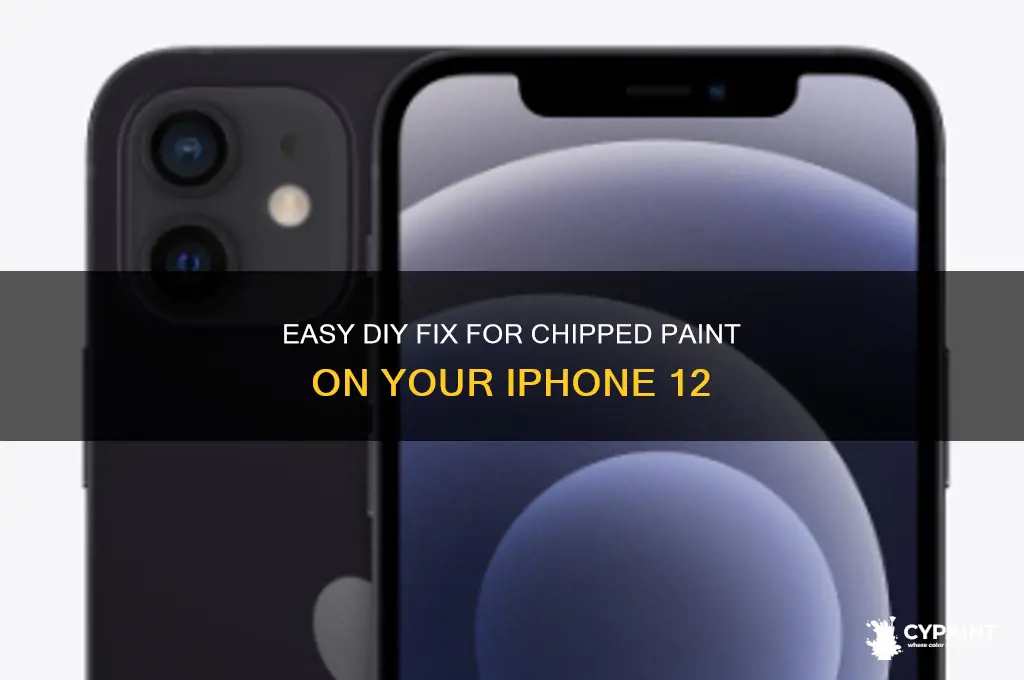 how to fix chipped paint on iphone 12