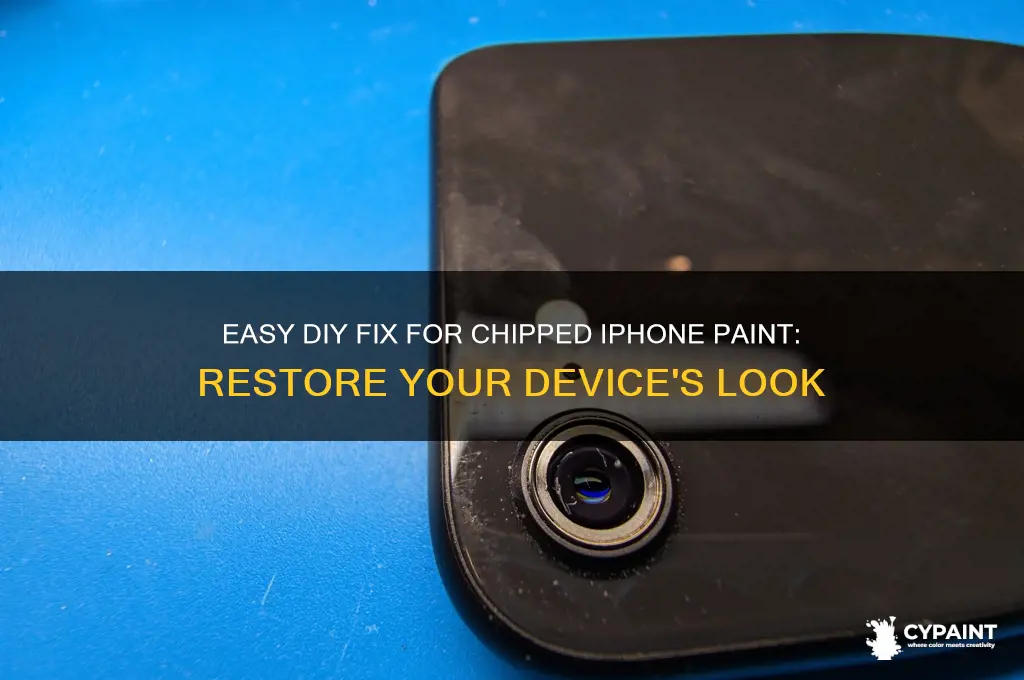 how to fix chipped paint on iphone