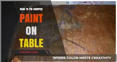 Easy DIY Guide: Repairing Chipped Paint on Your Table