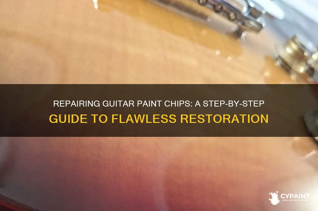 how to fix chips in guitar paint