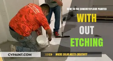 Fixing Painted Concrete Floors: Skipped Etching? Here’s How to Repair