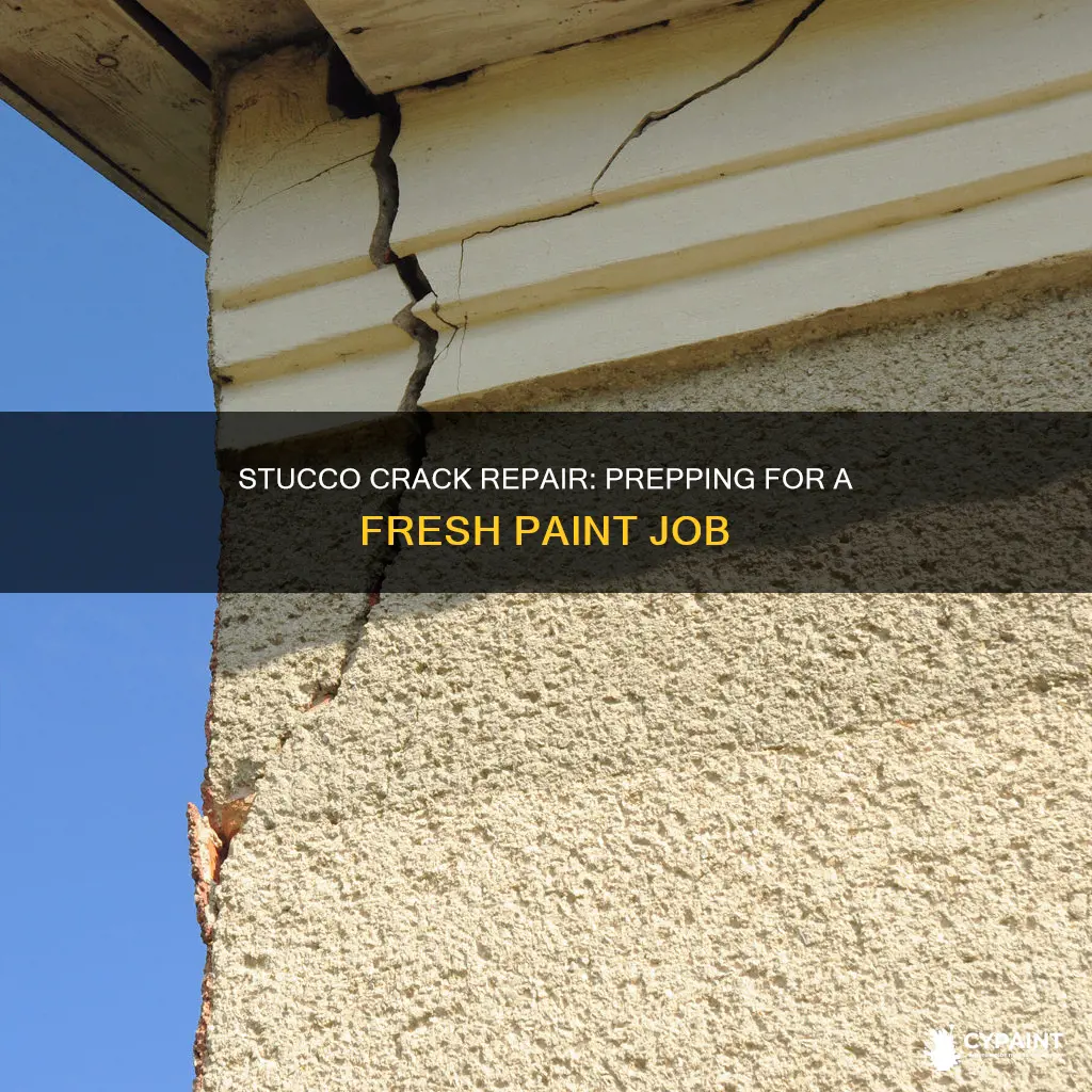 how to fix cracks in stucco prior to painting