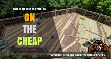 Easy Deck Repairs: Painting on a Budget
