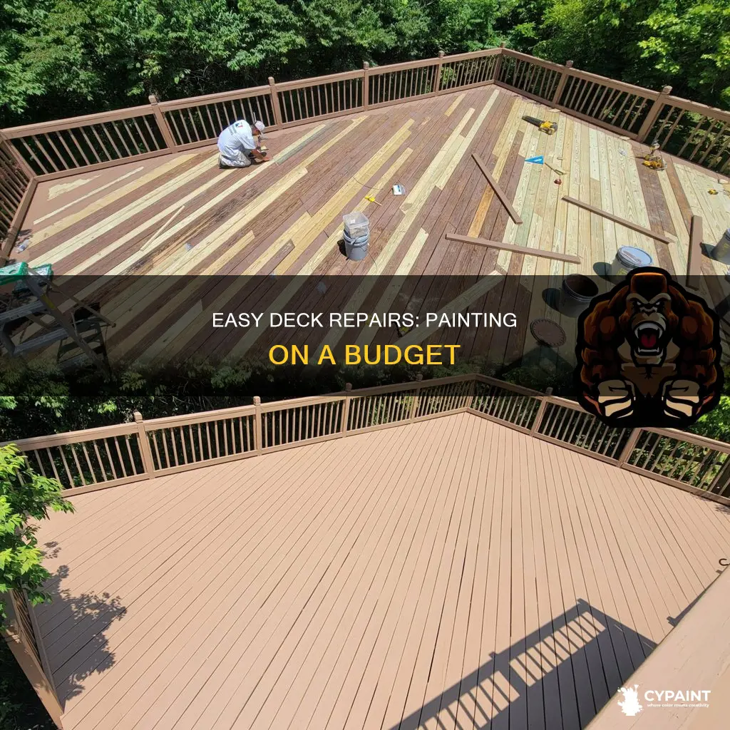 how to fix deck for painting on the cheap