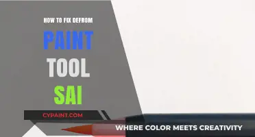 Fixing Deformed Brushes in Paint Tool SAI: A Step-by-Step Guide