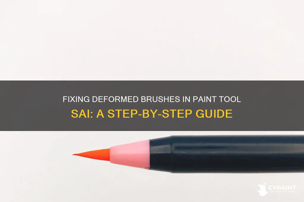 how to fix defrom paint tool sai