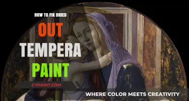 Revive Your Tempera Paint: Quick Fixes for Dried-Out Art Supplies