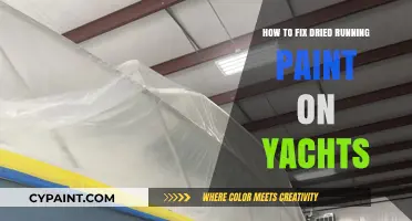 Revive Your Yacht's Finish: Fixing Dried Running Paint Like a Pro