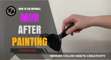 Fixing Drywall Mud Imperfections After Painting: A Step-by-Step Guide