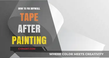 Fixing Drywall Tape After Painting: Quick Repair Tips for Smooth Walls