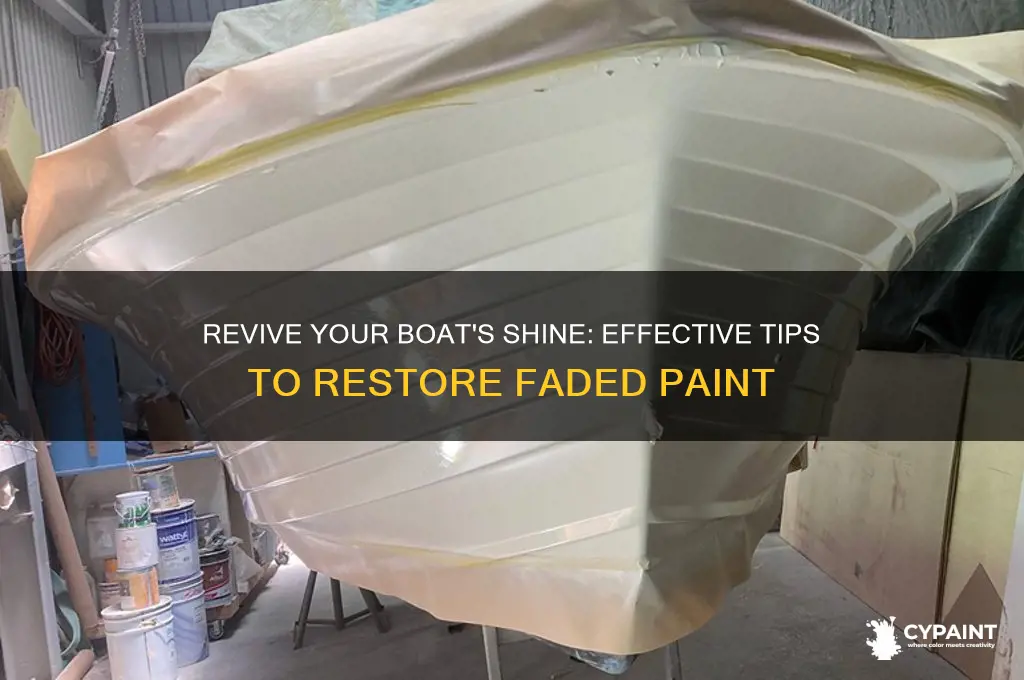 how to fix faded paint on a boat
