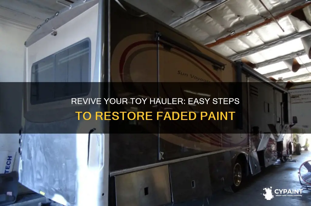 how to fix faded paint toy hauler