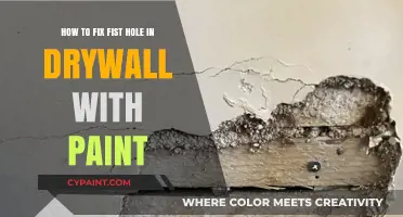 Quickly Fix a Fist-Sized Drywall Hole and Paint Over It