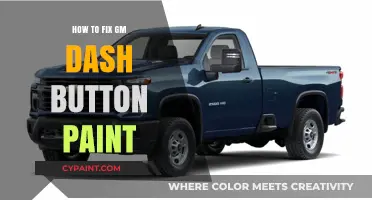 Revive Your GM Dash: Easy Button Paint Repair Guide