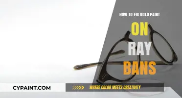 Revive Your Ray Bans: Easy Gold Paint Repair Guide