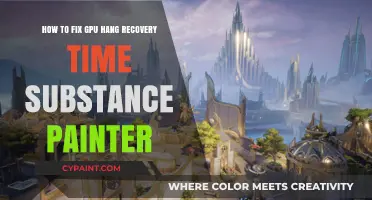 GPU Hang Recovery: Fixing Substance Painter Issues