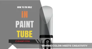 Quick Fix: Repairing Holes in Paint Tubes Easily and Effectively