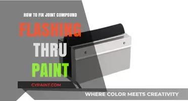Fix Joint Compound Flashing: Expert Tips for Seamless Paint Finish