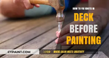 Smooth Deck Prep: Fixing Knots Before Painting for a Flawless Finish