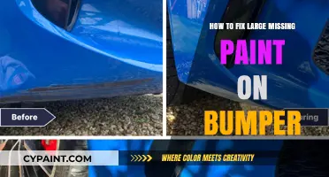 DIY Guide: Repairing Large Missing Paint on Your Car Bumper
