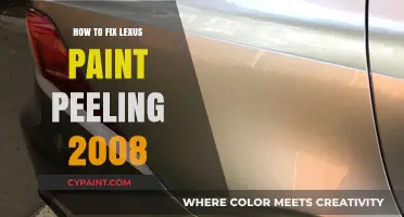 Fixing 2008 Lexus Paint Peeling: Step-by-Step Repair Guide