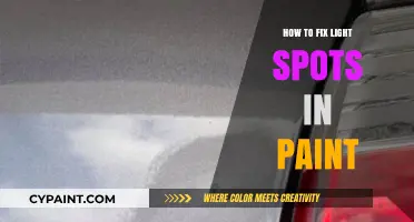 Fixing Light Spots in Paint: Expert Tips for a Flawless Finish