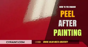 Fixing Orange Peel: Tips for a Smooth Paint Finish