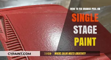Eliminating Orange Peel: Single-Stage Paint Perfection