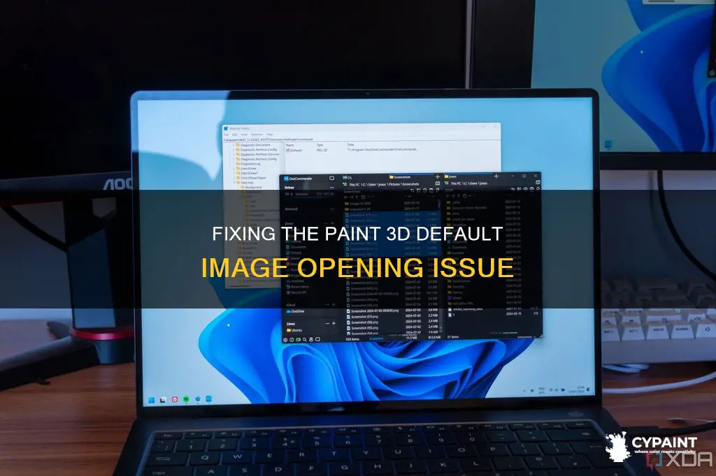 how to fix paint 3d opening every image file