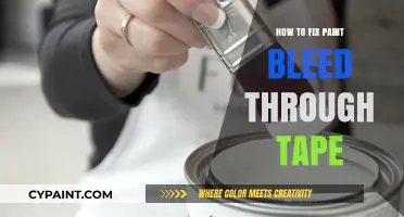 Prevent Paint Bleed: Effective Techniques to Fix Tape Mishaps