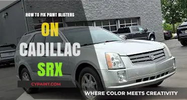 Fixing Paint Blisters on Your Cadillac SRX: A Step-by-Step Guide