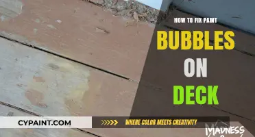 Fixing Deck Paint Bubbles: A Step-by-Step Repair Guide