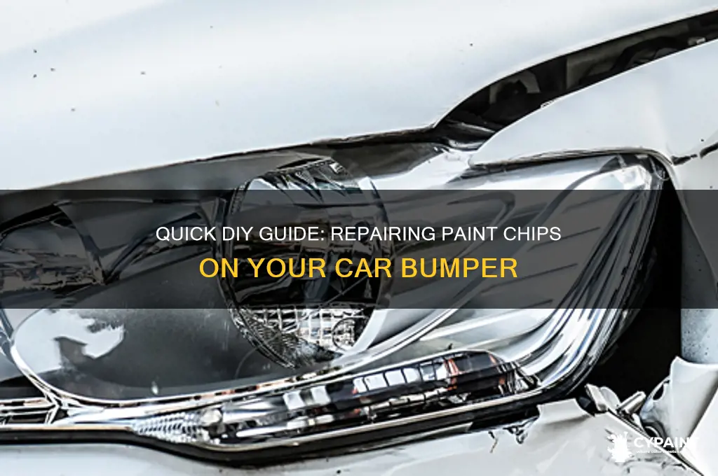 how to fix paint chip on bumper