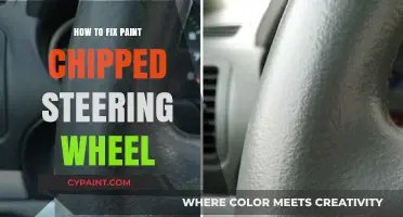 Restore Your Ride: Easy DIY Fix for Chipped Steering Wheel Paint
