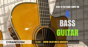 Repairing Paint Chips: Bass Guitar Makeover