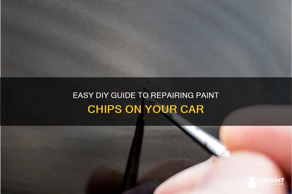 how to fix paint chips on wcar