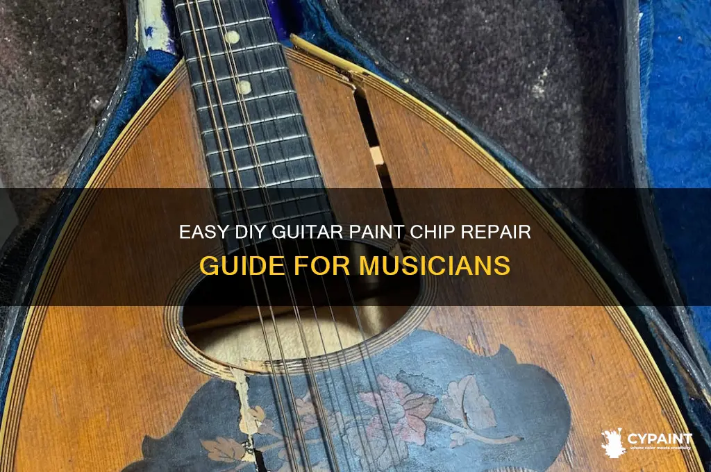 how to fix paint nickd in a guitar