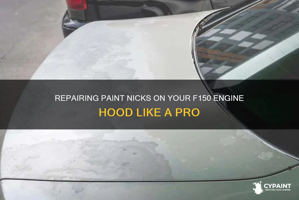how to fix paint nicks on engine hood f150